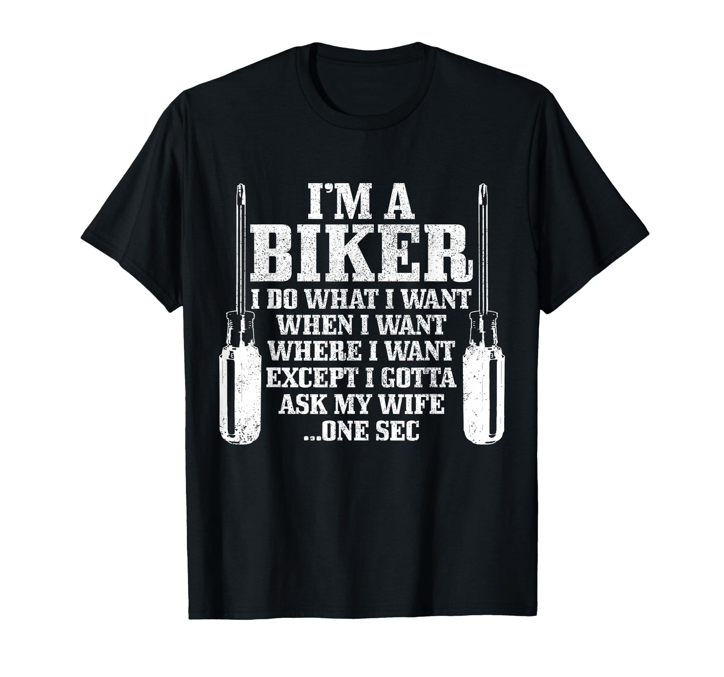 Funny Biker Have To Ask Wife Motorcycle T-Shirt - Trendy Graphic Men Women - T-Shirt, Sweatshirt, Hoodie