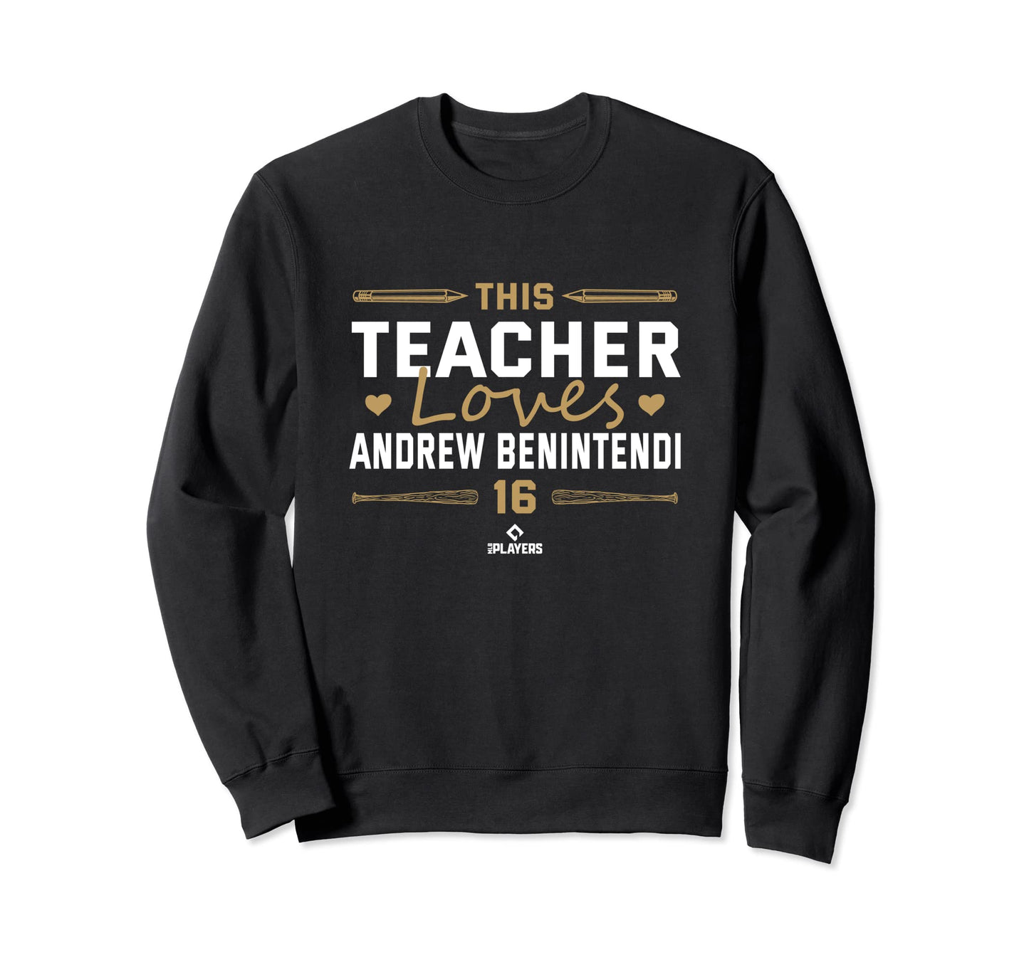 This Teacher Loves Andrew Sweatshirt - Fun Novelty Design for Adults - T-Shirt, Sweatshirt, Hoodie