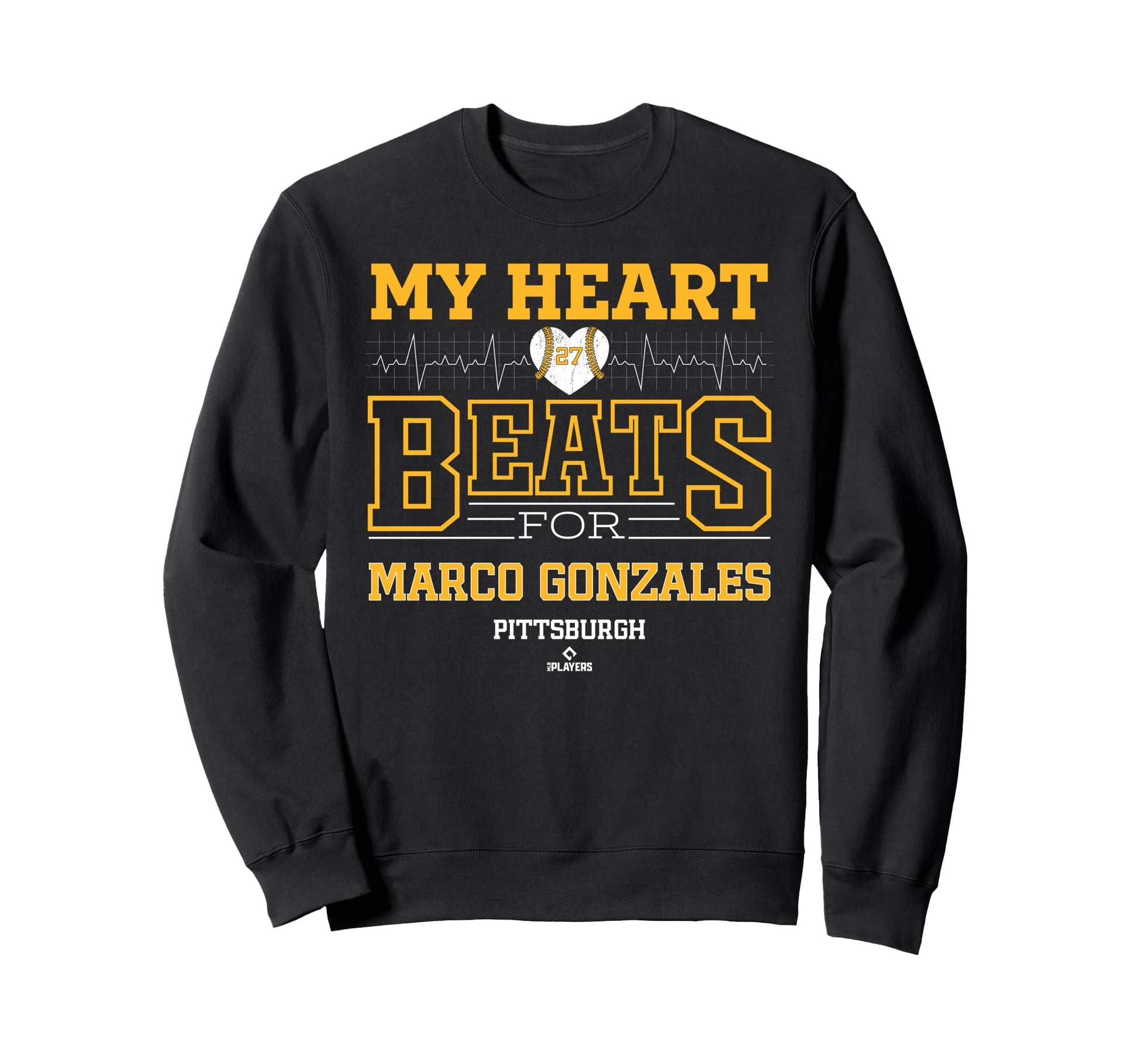 My Heart Beats Marco Gonzales Sweatshirt - Casual Everyday Wear Unisex - T-Shirt, Sweatshirt, Hoodie