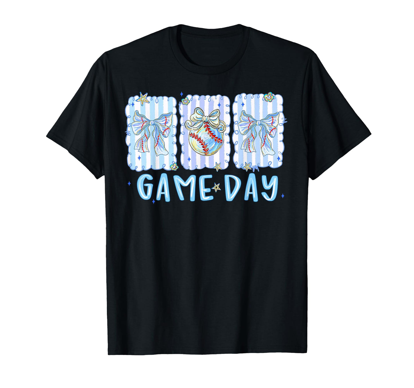 Coquette Baseball Game Day Sporty T-Shirt - Custom Art Print for Adults - T-Shirt, Sweatshirt, Hoodie