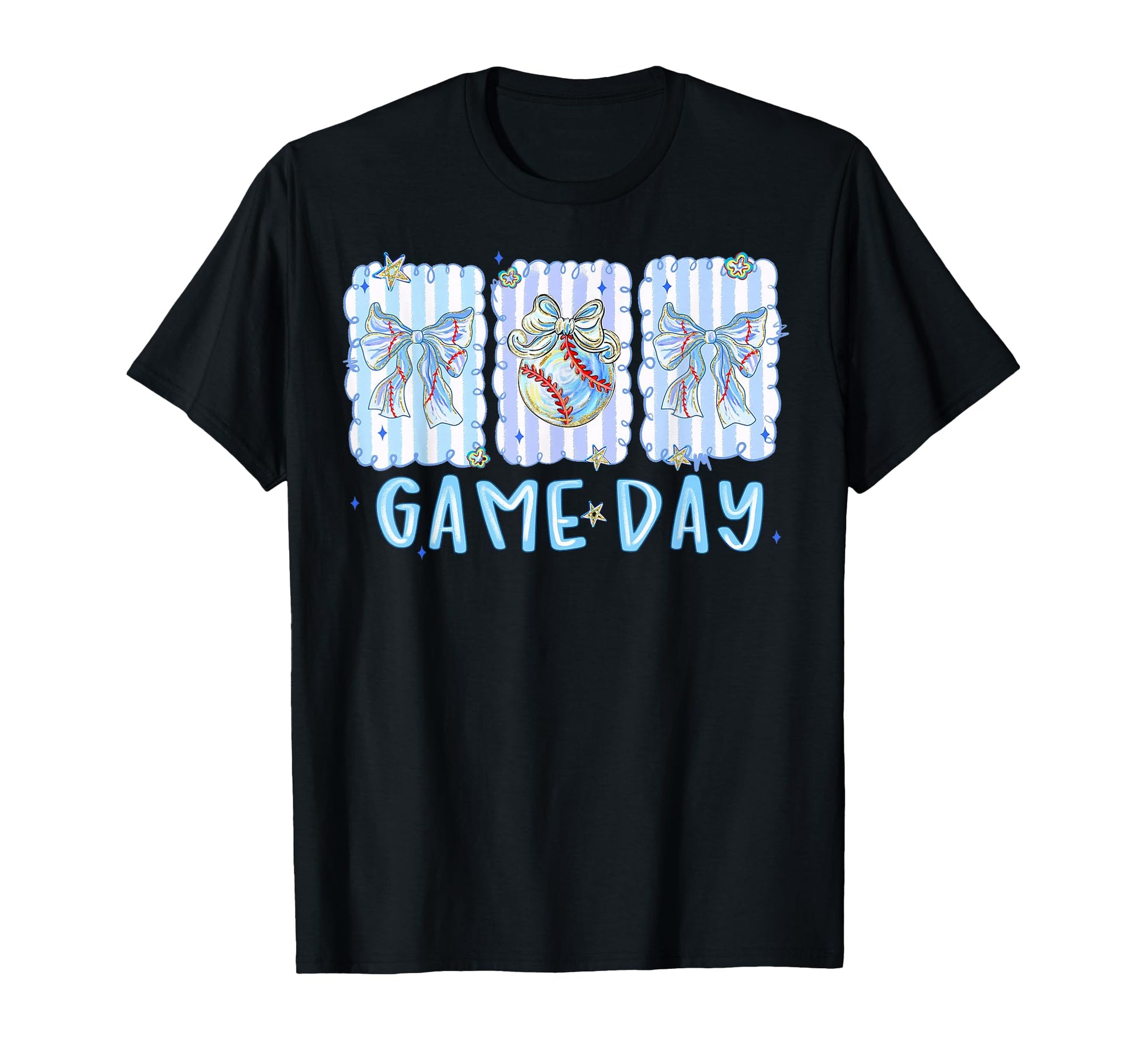 Coquette Baseball Game Day Sporty T-Shirt - Custom Art Print for Adults - T-Shirt, Sweatshirt, Hoodie