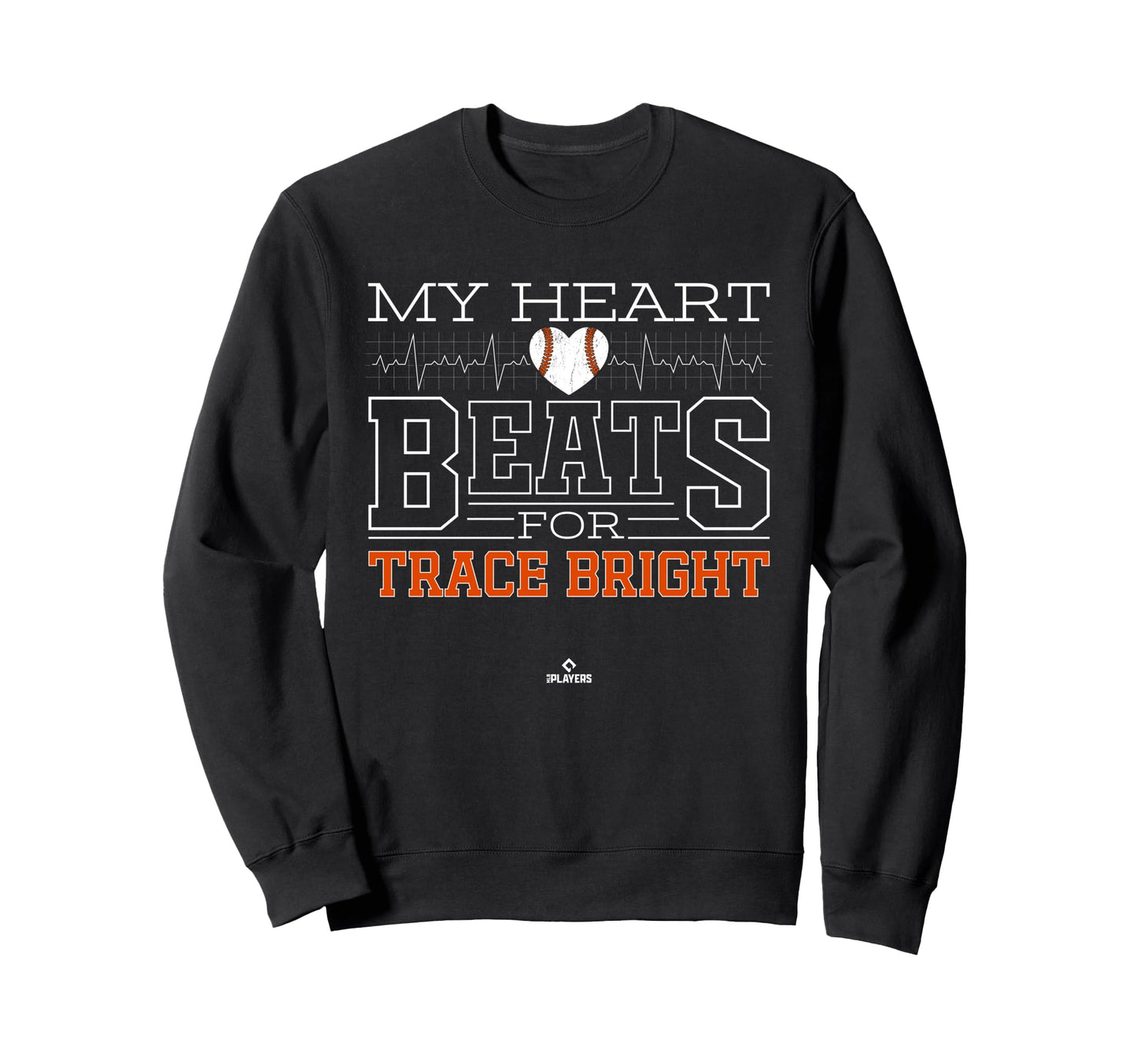 My Heart Beats Trace Bright Sweatshirt - Unique Graphic for Adults - T-Shirt, Sweatshirt, Hoodie
