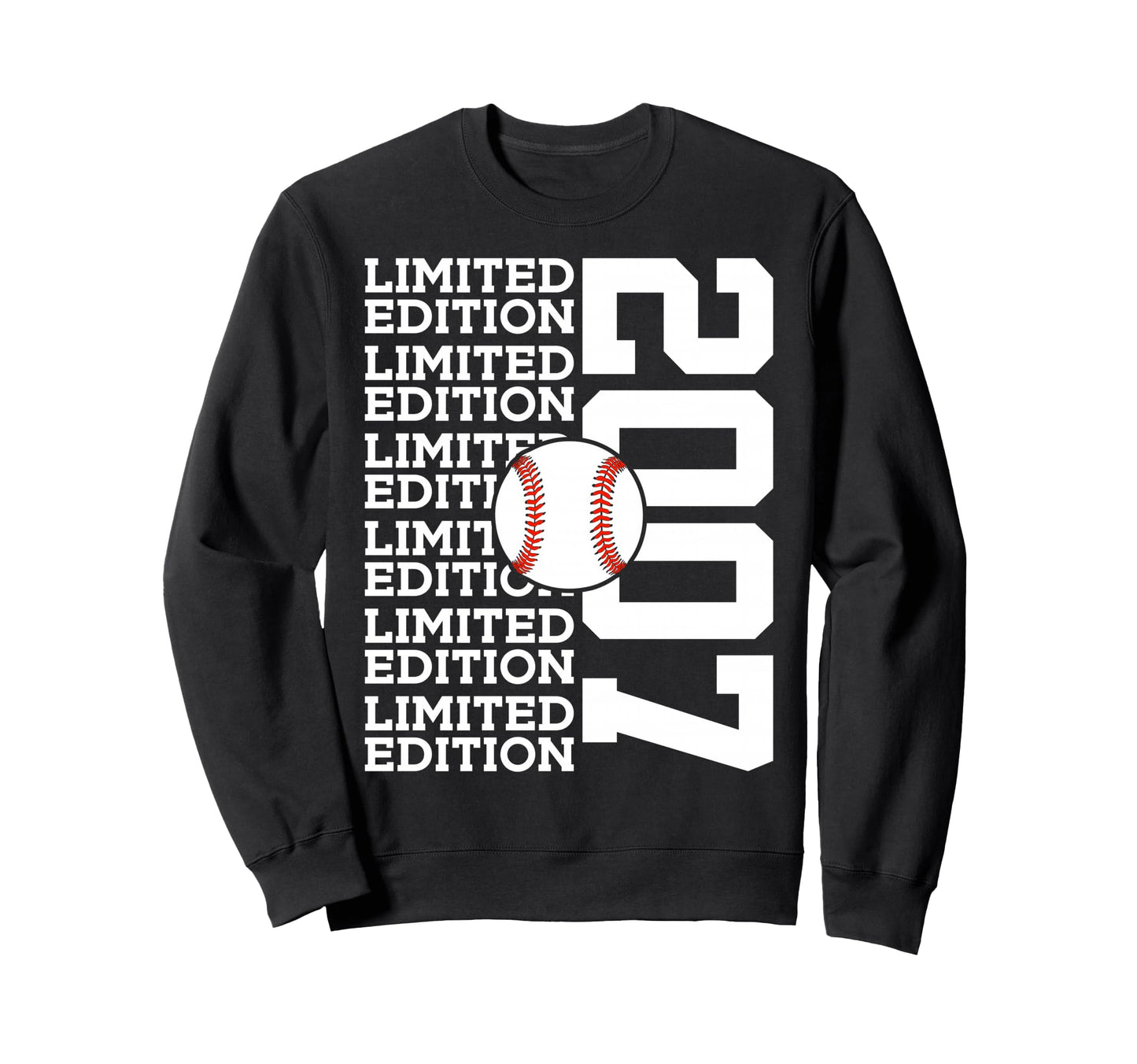 2007 Baseball 19Th Birthday Sweatshirt - Fun Novelty Design Unisex - T-Shirt, Sweatshirt, Hoodie