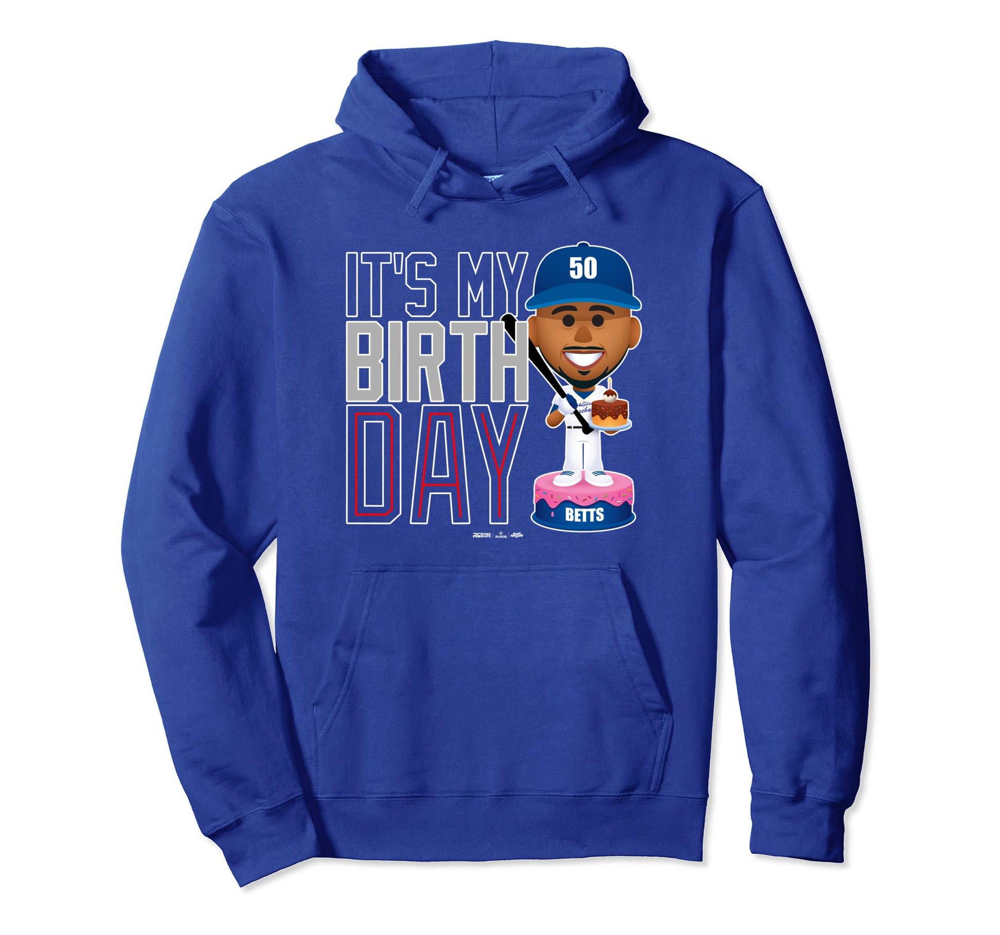 Mookie Betts Los Angeles Baseball Hoodie - Minimalist Print for Adults - T-Shirt, Sweatshirt, Hoodie