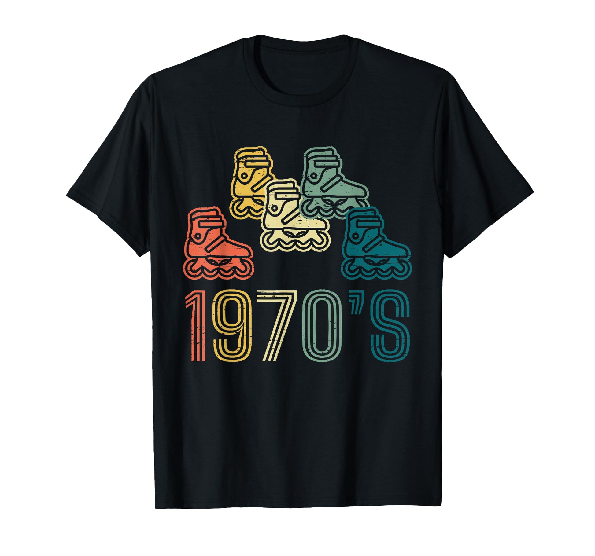 Roller Skate 70S 70S T-Shirt - Unique Graphic for Adults - T-Shirt, Sweatshirt, Hoodie