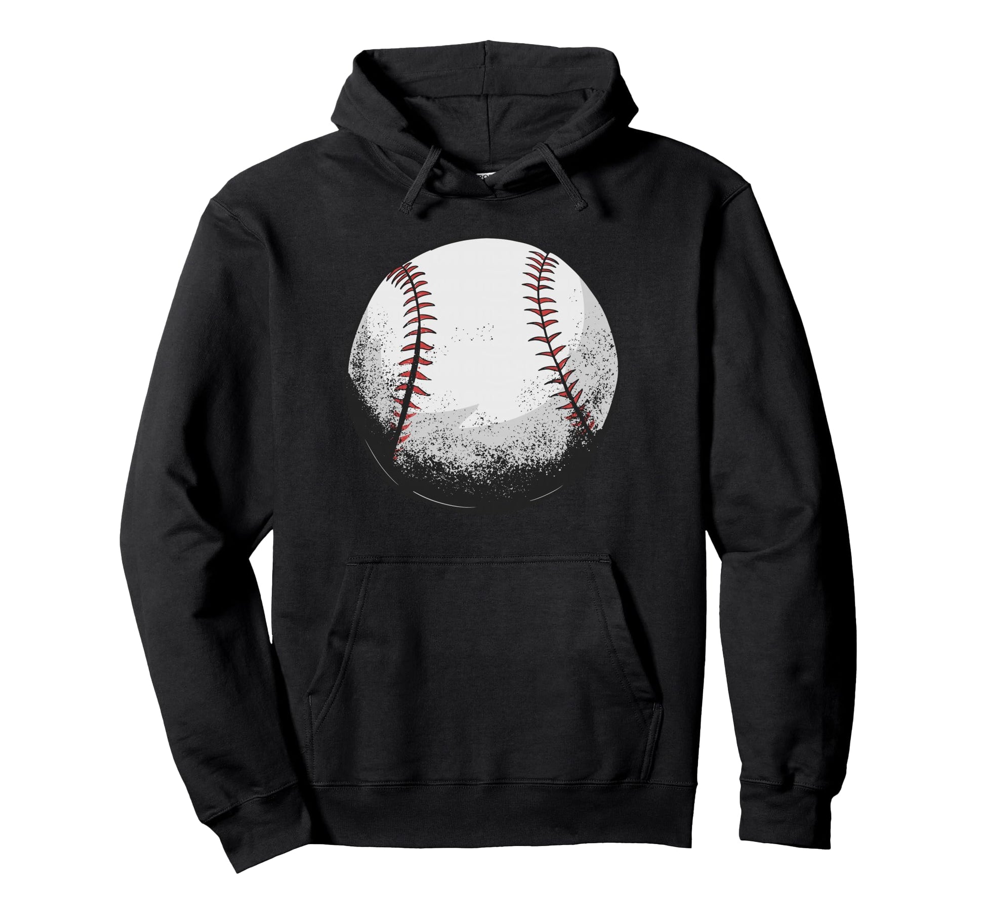 Baseball Lover Grunge Art Sport Fan Hoodie - Novelty Apparel Unisex - T-Shirt, Sweatshirt, Hoodie