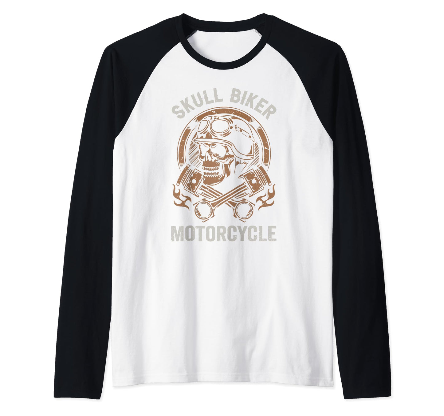 Skull Biker Motorcycle Biker Ride Sweatshirt - Novelty Apparel for Adults - T-Shirt, Sweatshirt, Hoodie
