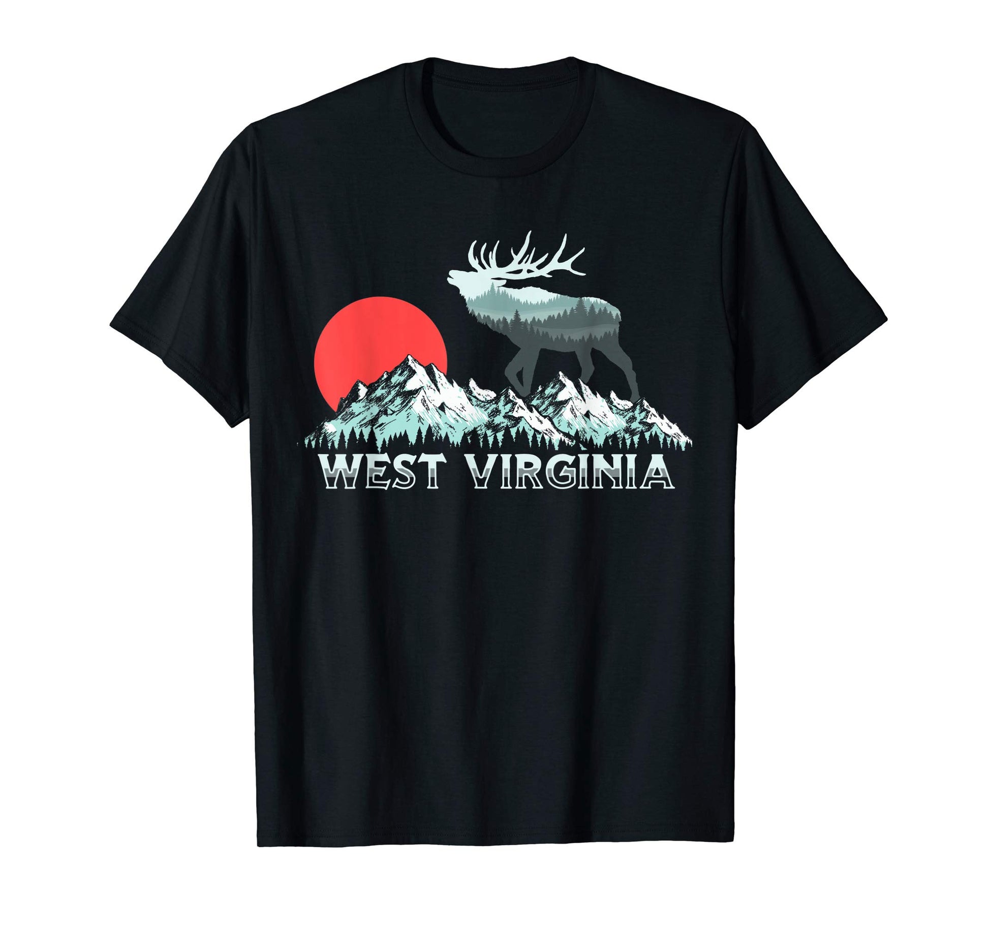West Virginia Elk Hunter Conservation T-Shirt - Minimalist Print Unisex - T-Shirt, Sweatshirt, Hoodie