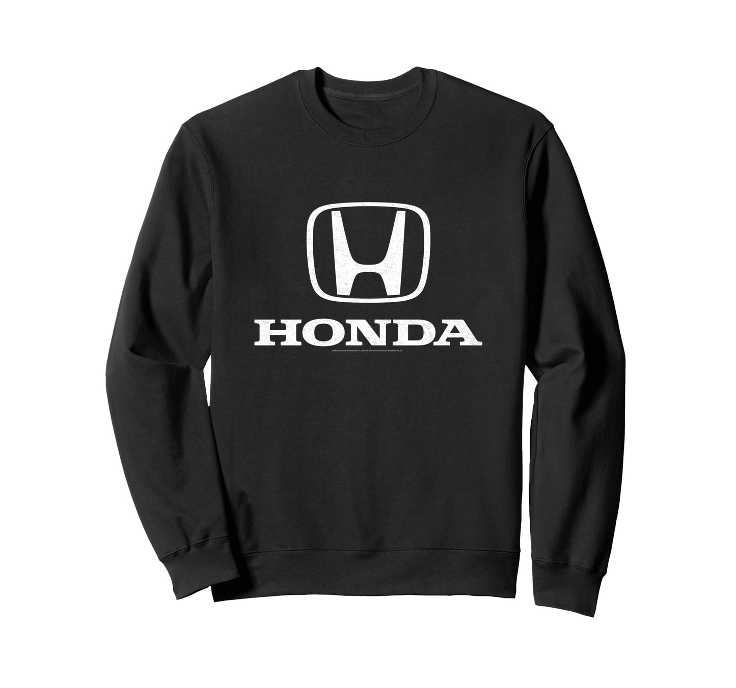 Honda Distressed Motor Logo Sweatshirt - Novelty Apparel Unisex - T-Shirt, Sweatshirt, Hoodie