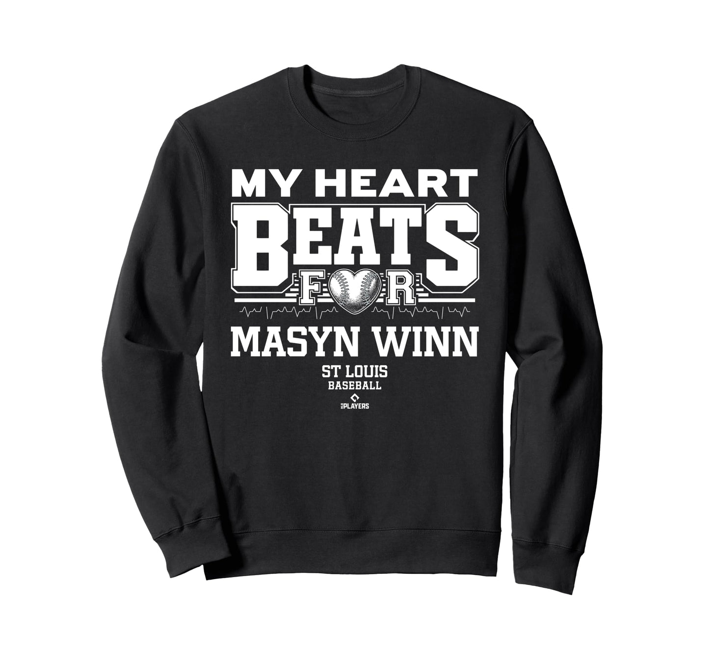 My Heart Beats Masyn Winn St Louis Sweatshirt - Unique Graphic Men Women - T-Shirt, Sweatshirt, Hoodie