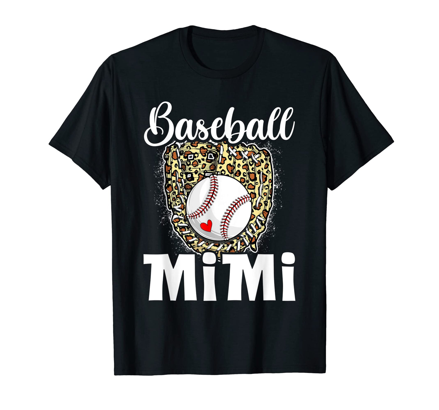 Baseball Mimi Leopard Sport Lover T-Shirt - Aesthetic Graphic for Adults - T-Shirt, Sweatshirt, Hoodie