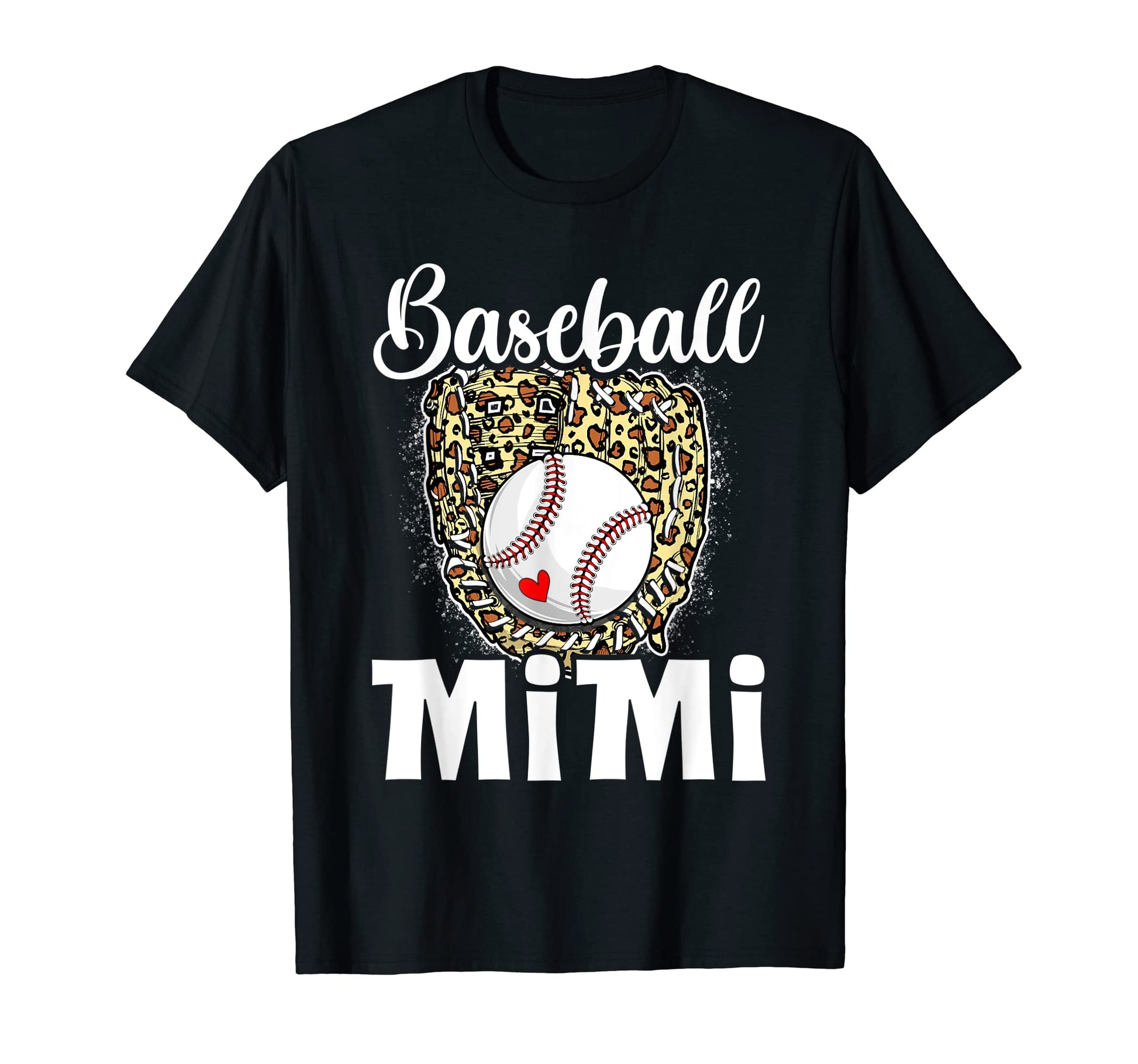 Baseball Mimi Leopard Sport Lover T-Shirt - Aesthetic Graphic for Adults - T-Shirt, Sweatshirt, Hoodie