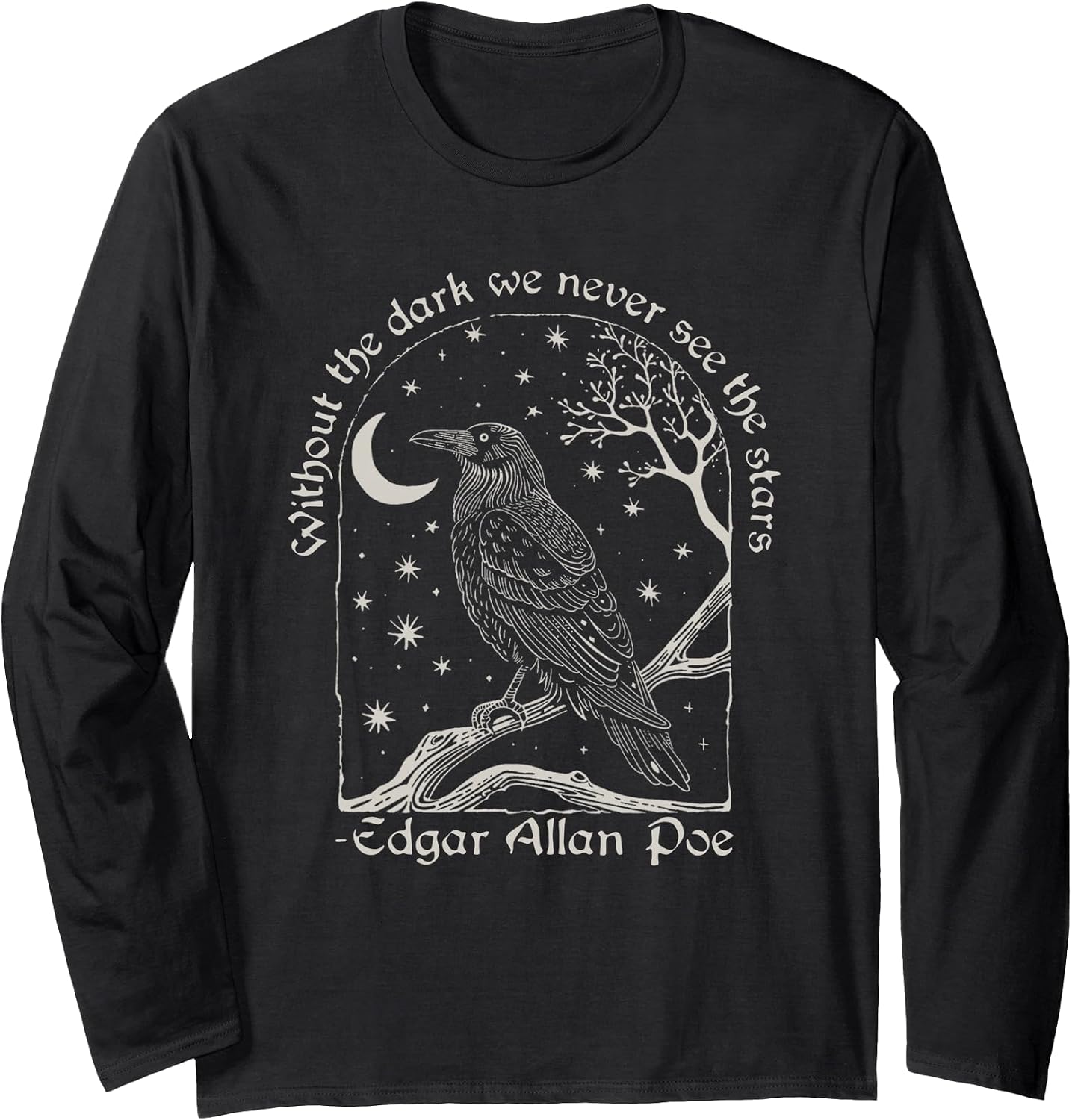 Edgar Allen Poe Quotes Dark Ethereal Apparel - Adult & Kids T-Shirts, Sweatshirts & Hoodies apparel design preview 1