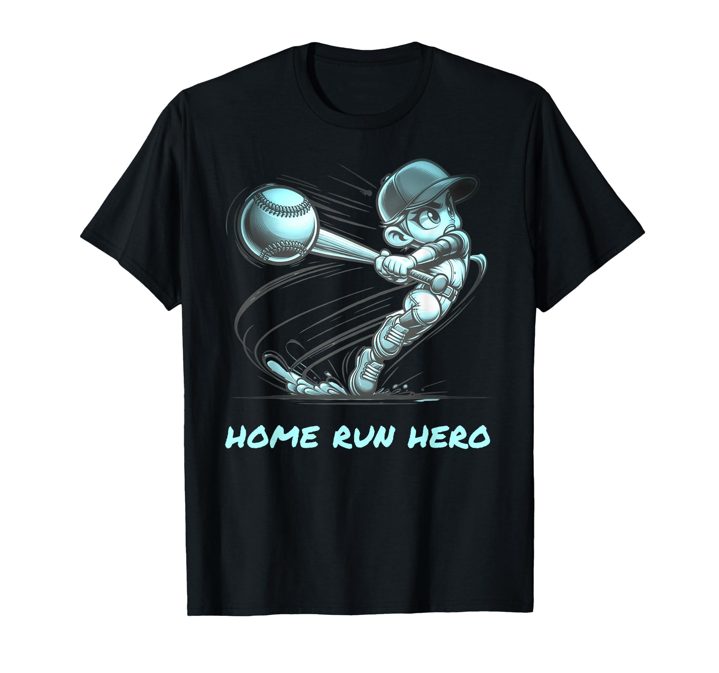 Home Run Hero Fun Softball T-Shirt - Casual Everyday Wear Men Women - T-Shirt, Sweatshirt, Hoodie