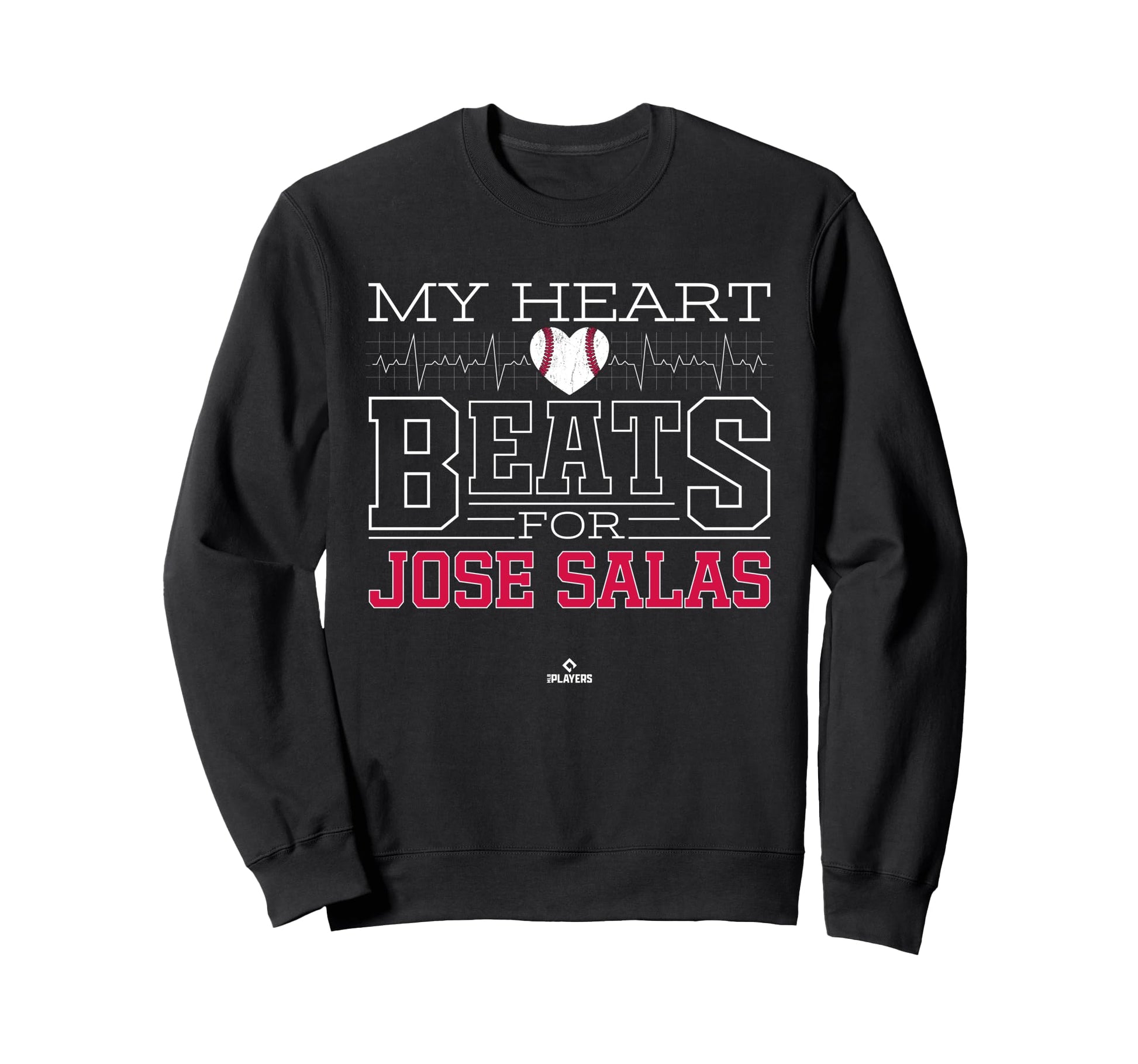 My Heart Beats Jose Salas Sweatshirt - Casual Everyday Wear Men Women - T-Shirt, Sweatshirt, Hoodie
