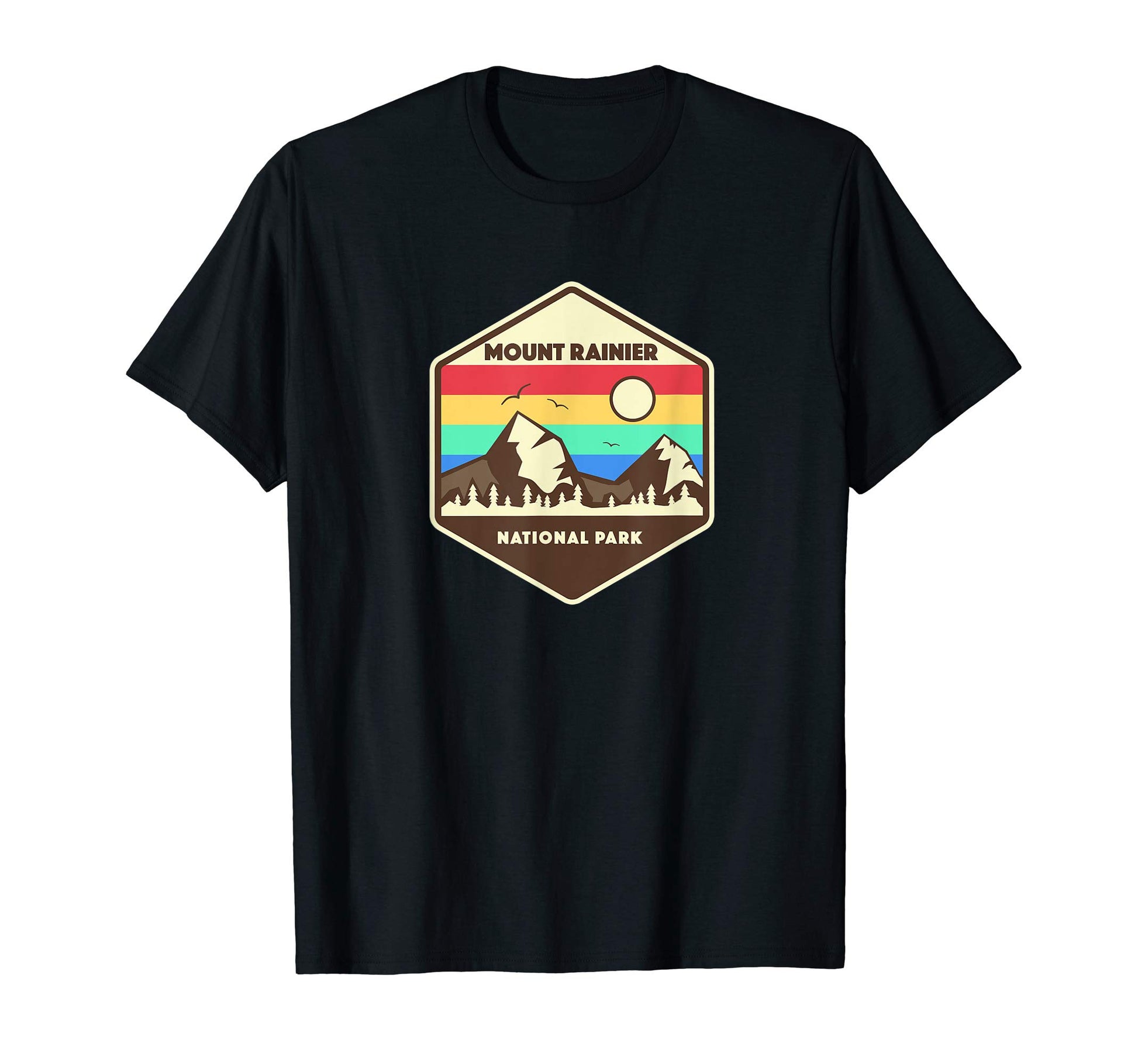 Mount Rainier National Park T-Shirt - Novelty Apparel for Adults - T-Shirt, Sweatshirt, Hoodie