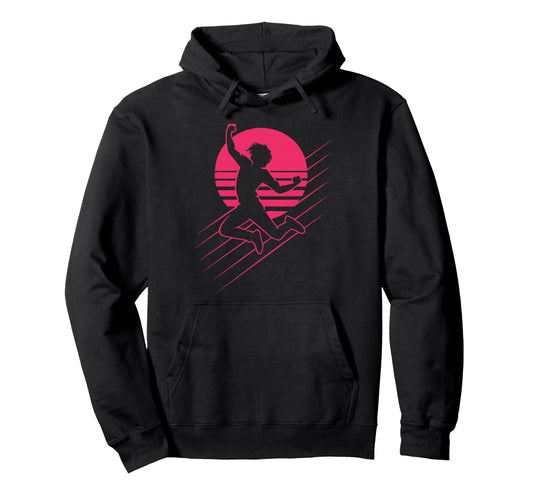 80S Synthwave Hoodie - Custom Art Print Men Women - T-Shirt, Sweatshirt, Hoodie