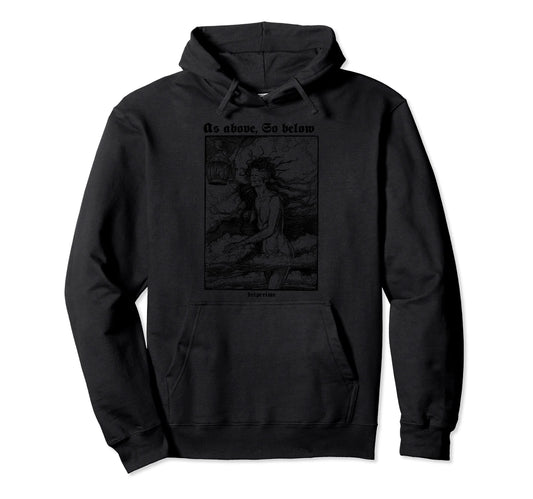 Aesthetic Y2K Goth Punk Alt Grunge Hoodie - Custom Art Print Unisex - T-Shirt, Sweatshirt, Hoodie