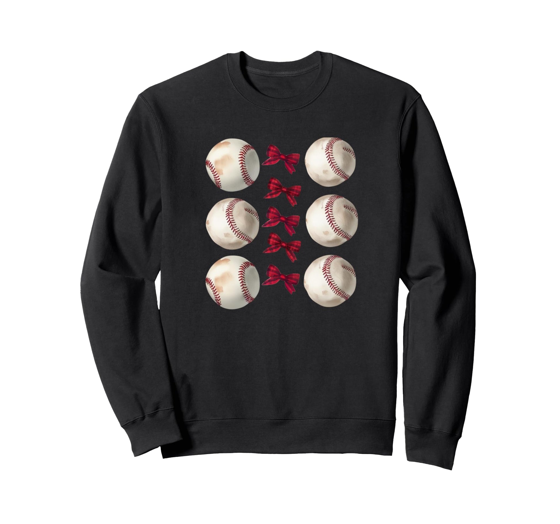 Baseball Coquette Bow Sports Sweatshirt - Aesthetic Graphic Unisex - T-Shirt, Sweatshirt, Hoodie