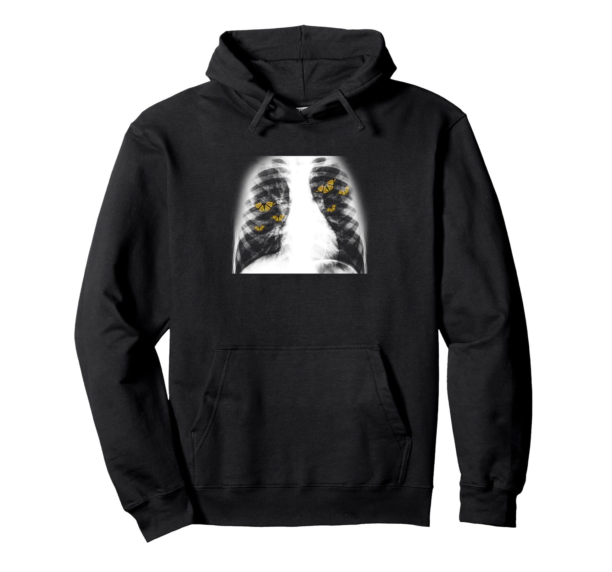 Egirl Skeleton Xray Butterfly Hoodie - Streetwear Style for Adults - T-Shirt, Sweatshirt, Hoodie