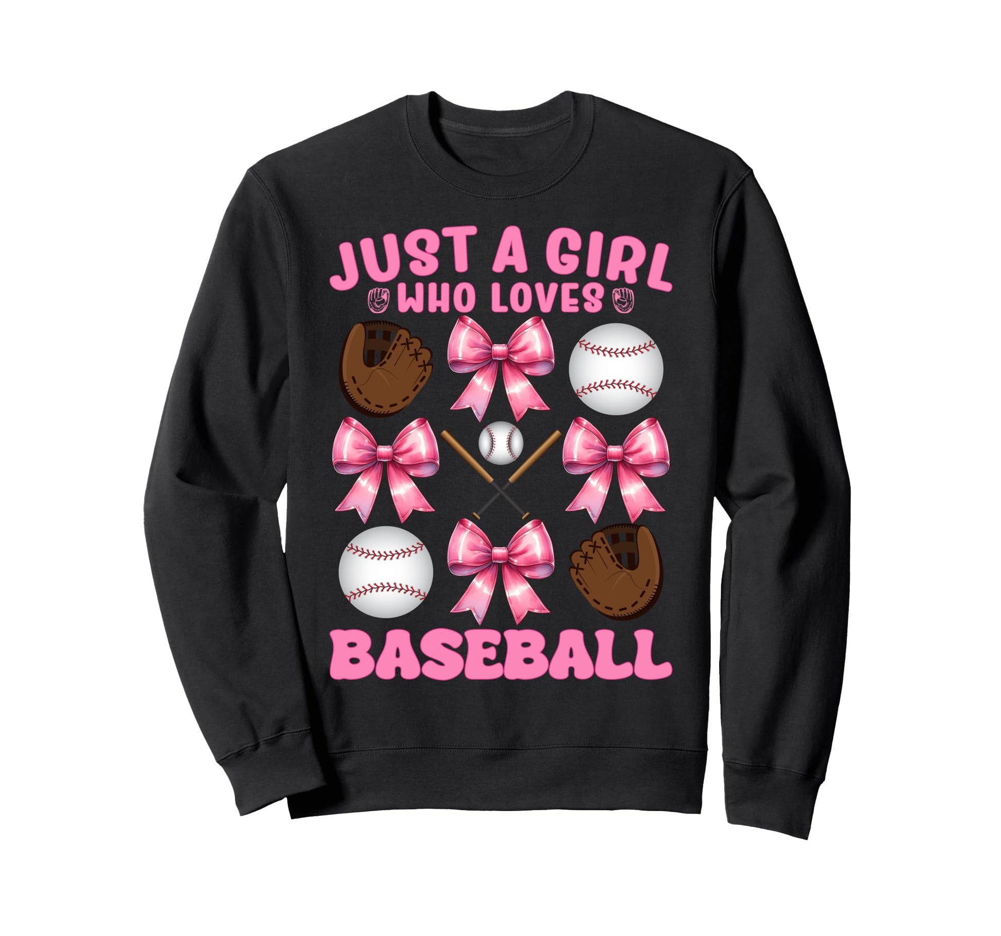 Just Who Loves Baseball Mom Sweatshirt - Fun Novelty Design Men Women - T-Shirt, Sweatshirt, Hoodie