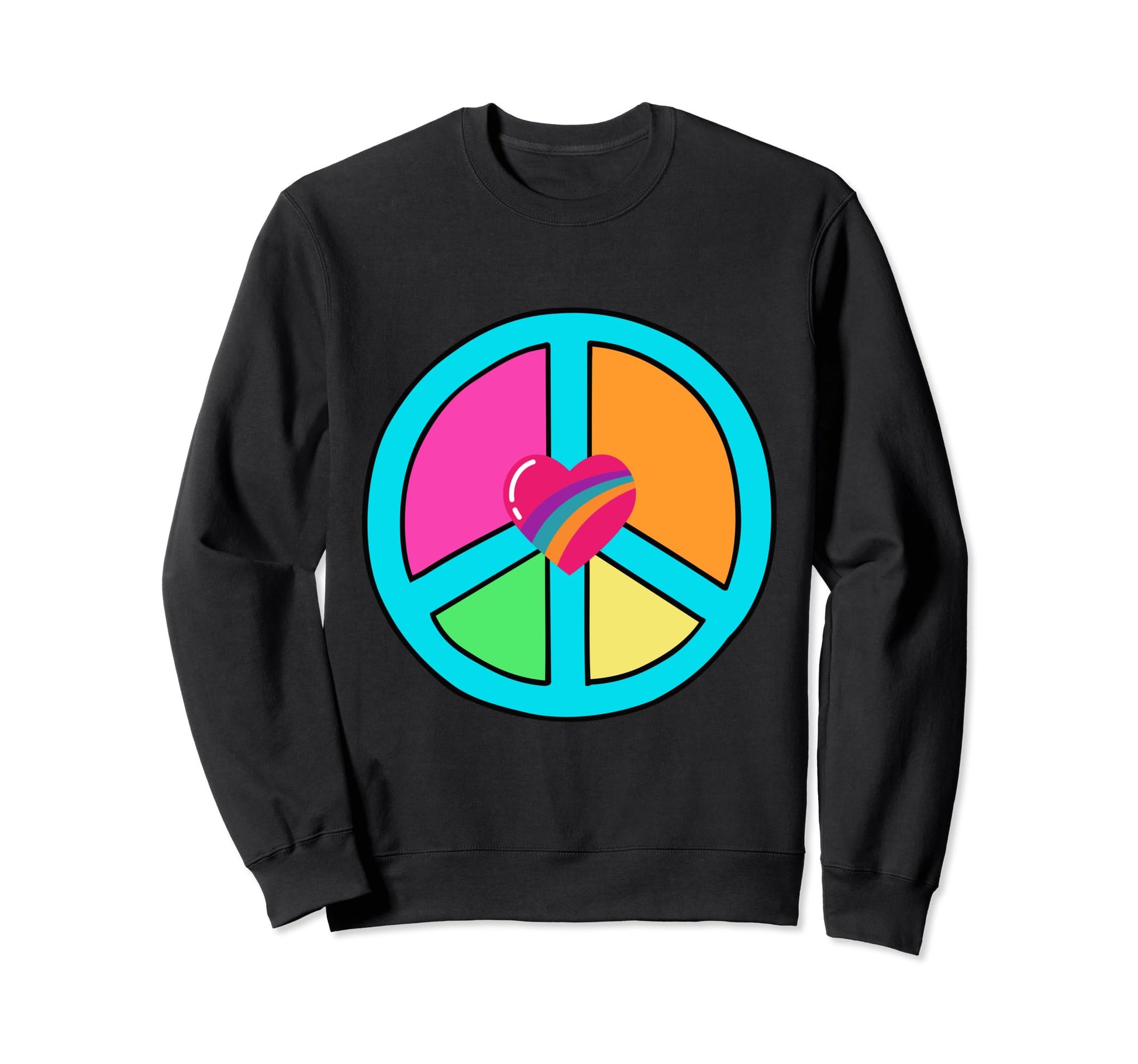 Peace Love Unite Support Sweatshirt - Casual Everyday Wear Unisex - T-Shirt, Sweatshirt, Hoodie