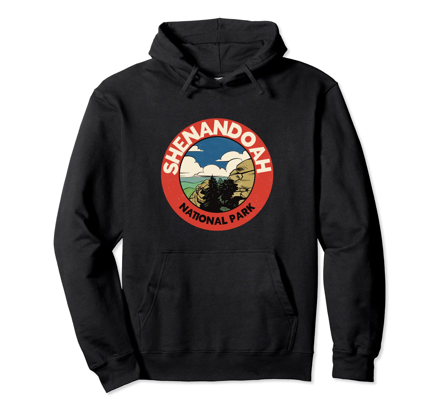 Shenandoah National Park Hoodie - Minimalist Print for Adults - T-Shirt, Sweatshirt, Hoodie