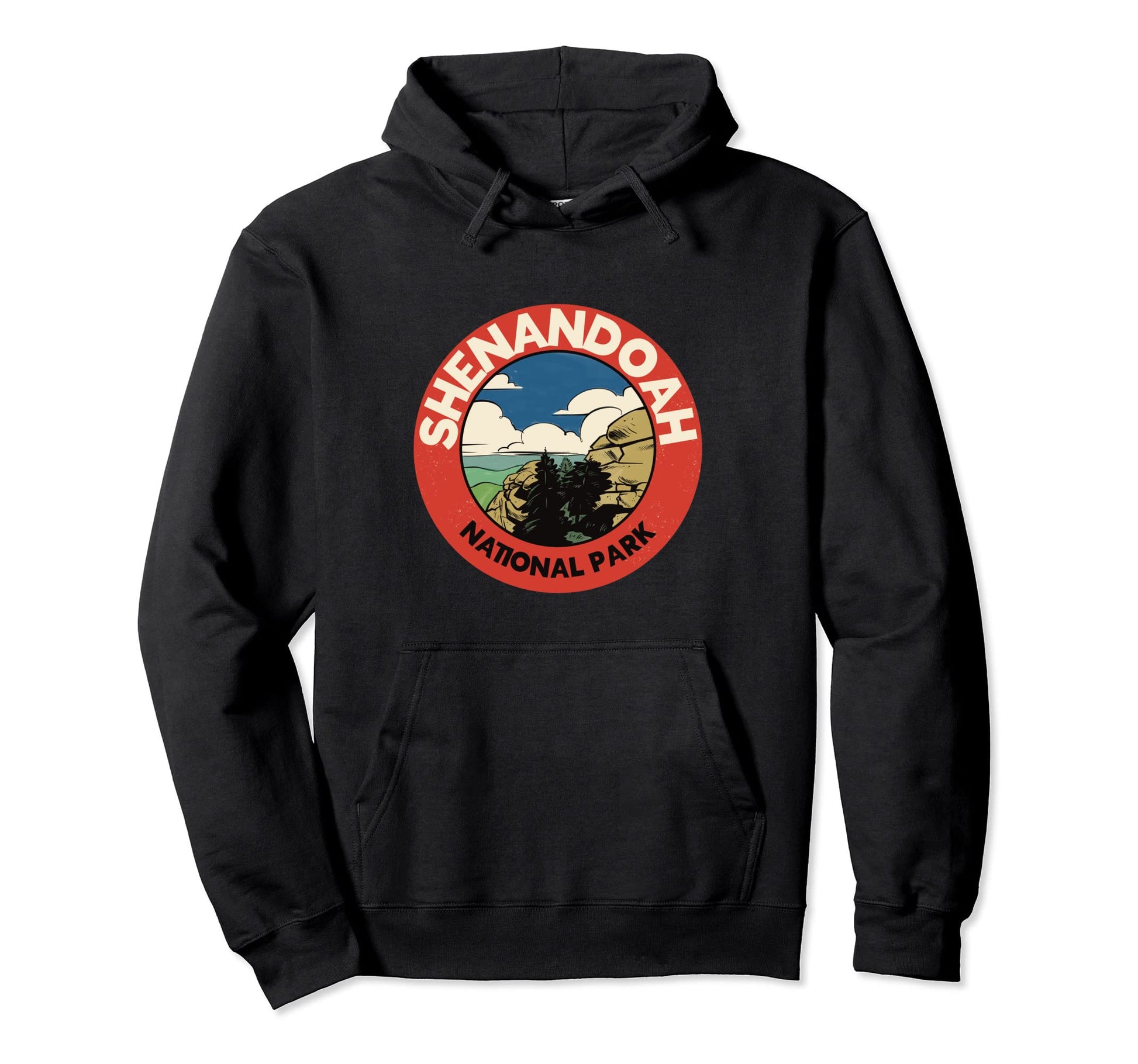 Shenandoah National Park Hoodie - Minimalist Print for Adults - T-Shirt, Sweatshirt, Hoodie