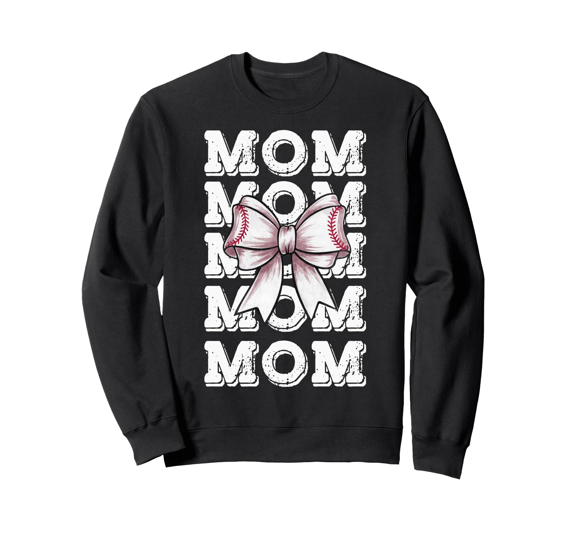 Coquette Baseball Mom Matching Sweatshirt - Aesthetic Graphic for Adults - T-Shirt, Sweatshirt, Hoodie