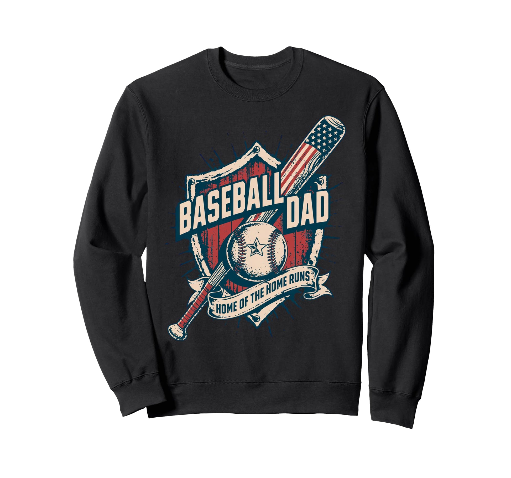 Home Home Runs Usa American Sweatshirt - Trendy Graphic for Adults - T-Shirt, Sweatshirt, Hoodie