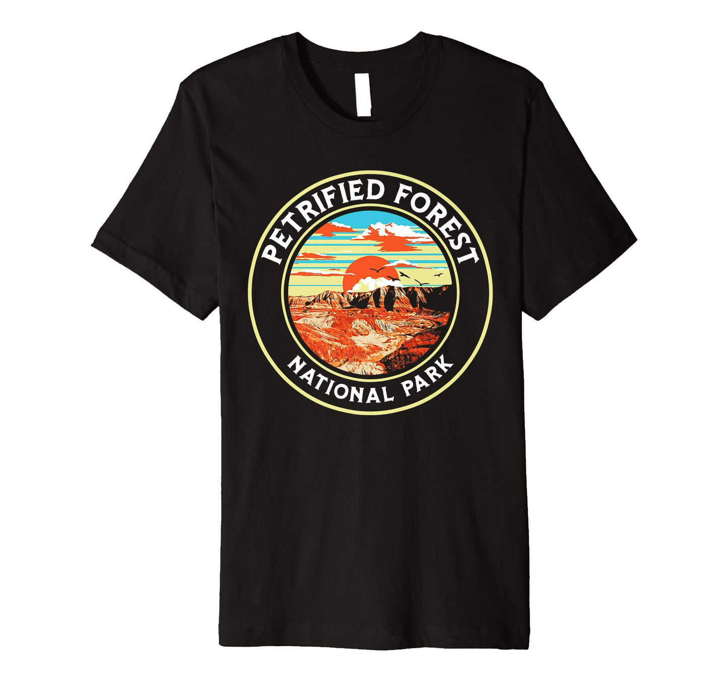 Petrified Forest National Park 80S T-Shirt - Minimalist Print for Adults - T-Shirt, Sweatshirt, Hoodie