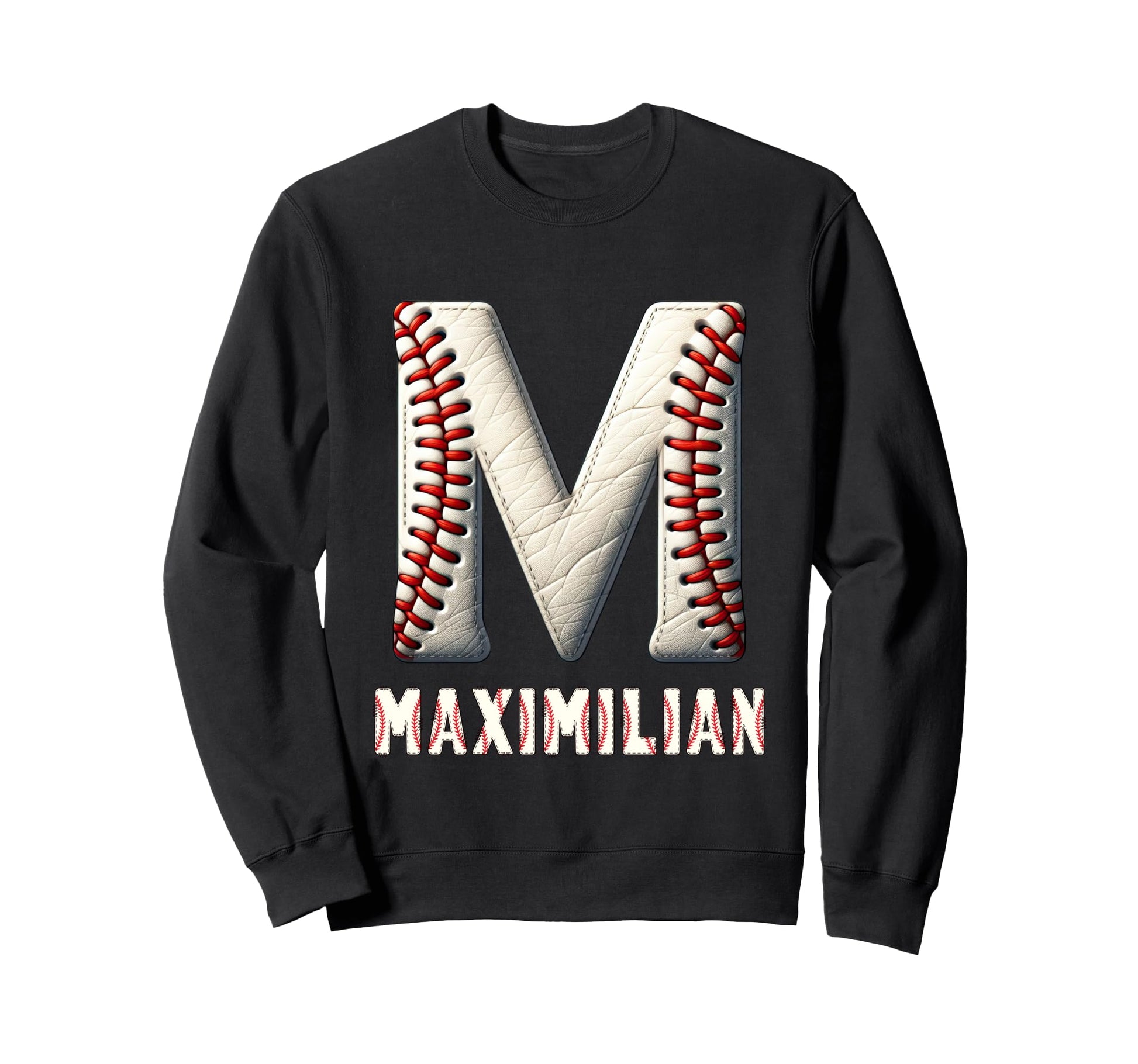 Baseball Home Run Axel Initial Sweatshirt - Minimalist Print Men Women - T-Shirt, Sweatshirt, Hoodie