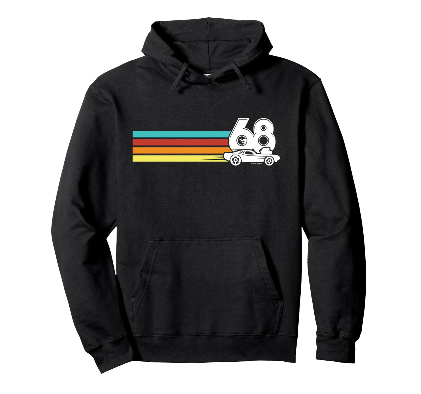 Hot Wheels 68 Stripes Hoodie - Streetwear Style Unisex - T-Shirt, Sweatshirt, Hoodie