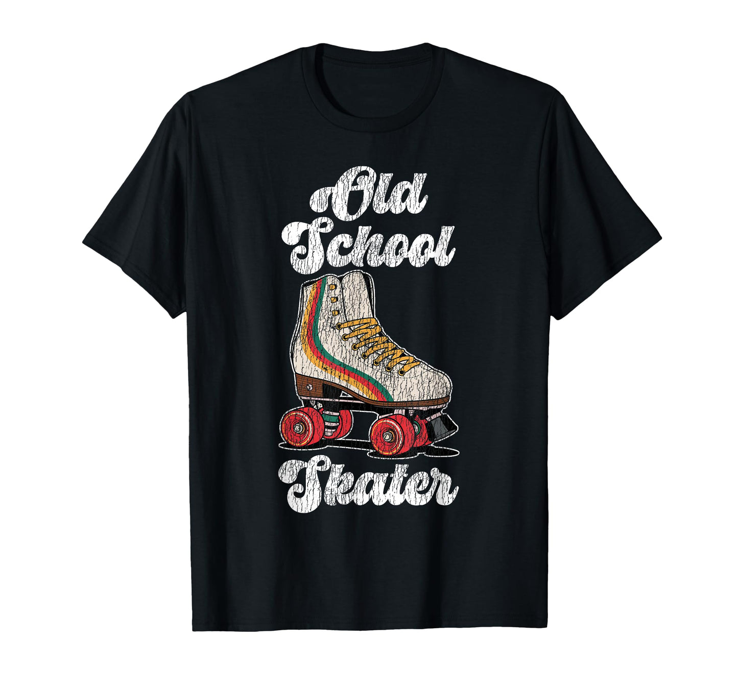 Roller Skating Skate 1970S Old School T-Shirt - Trendy Graphic for Adults - T-Shirt, Sweatshirt, Hoodie