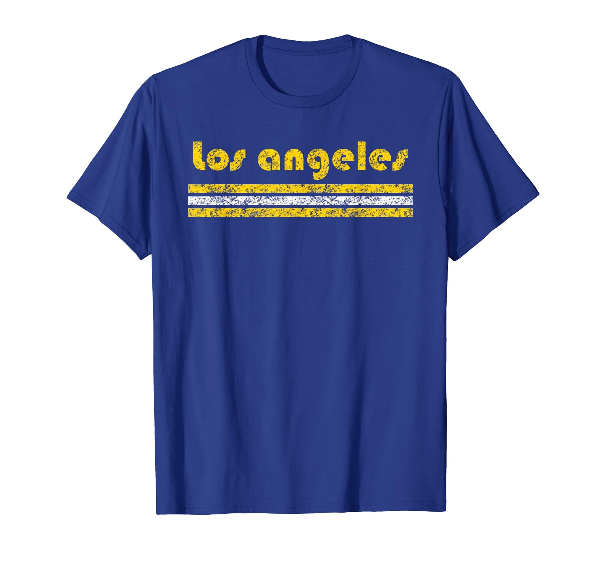 Los Angeles California Three Stripe T-Shirt - Novelty Apparel Unisex - T-Shirt, Sweatshirt, Hoodie