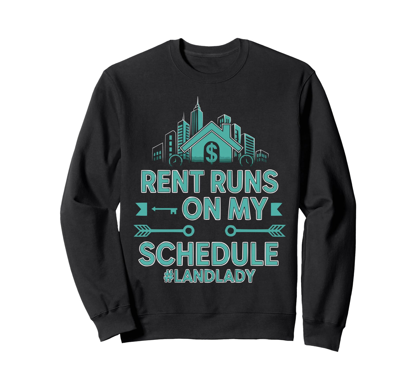 Landlady Property Owner Apartment Sweatshirt - Minimalist Print for Adults - T-Shirt, Sweatshirt, Hoodie