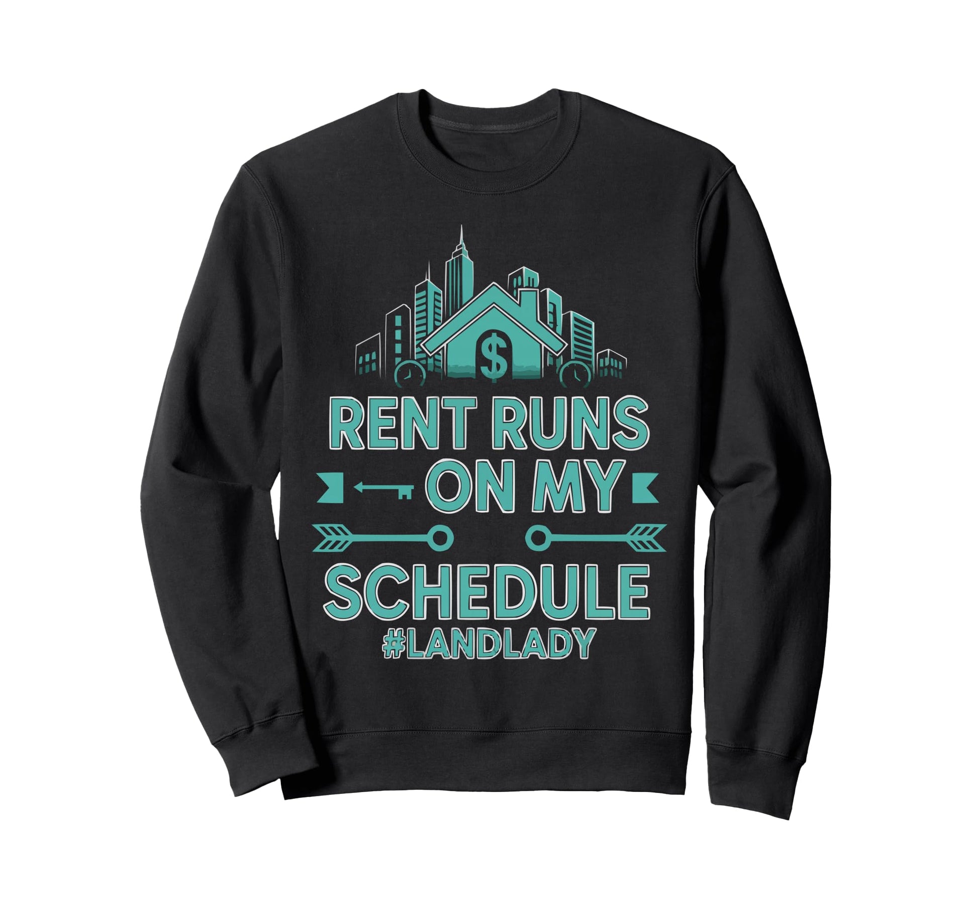 Landlady Property Owner Apartment Sweatshirt - Minimalist Print for Adults - T-Shirt, Sweatshirt, Hoodie