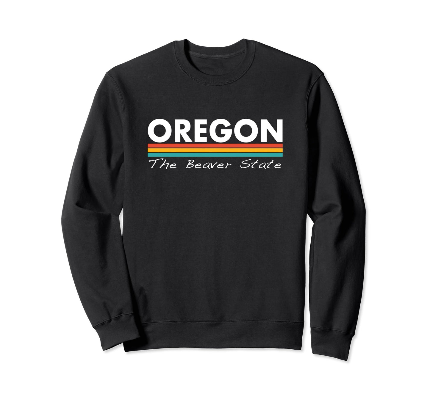 Oregon Beaver State Stripes Sweatshirt - Graphic Print Men Women - T-Shirt, Sweatshirt, Hoodie