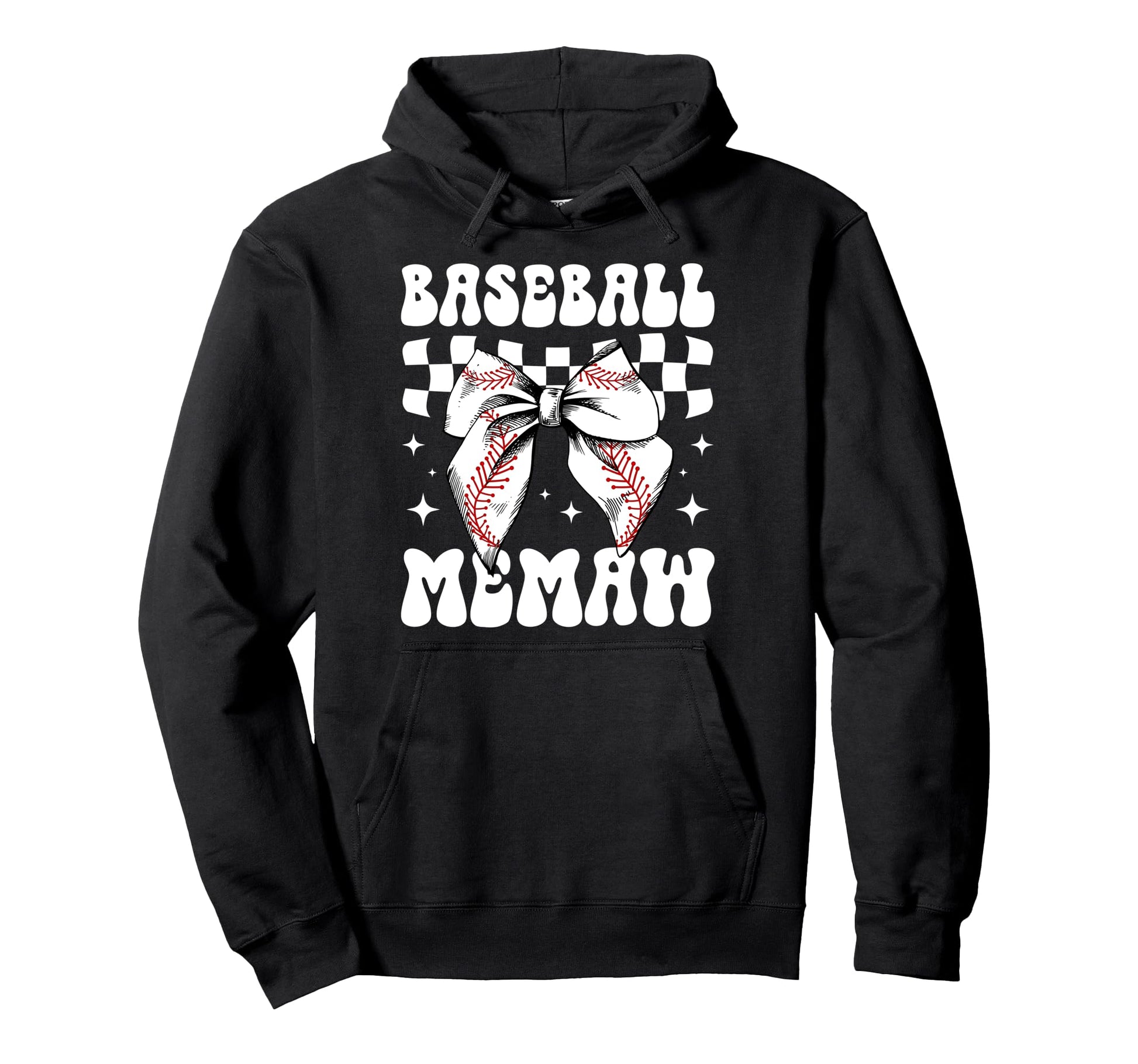 Baseball Memaw Coquette Memaw Baseball Hoodie - Streetwear Style Unisex - T-Shirt, Sweatshirt, Hoodie