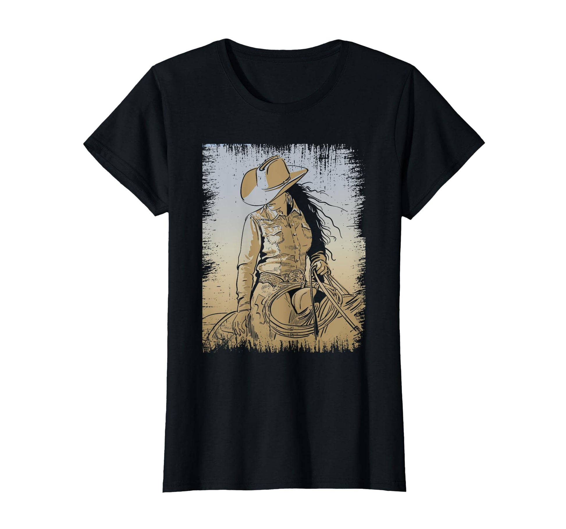 Western Riding Western Rider Riding T-Shirt - Streetwear Style Men Women - T-Shirt, Sweatshirt, Hoodie