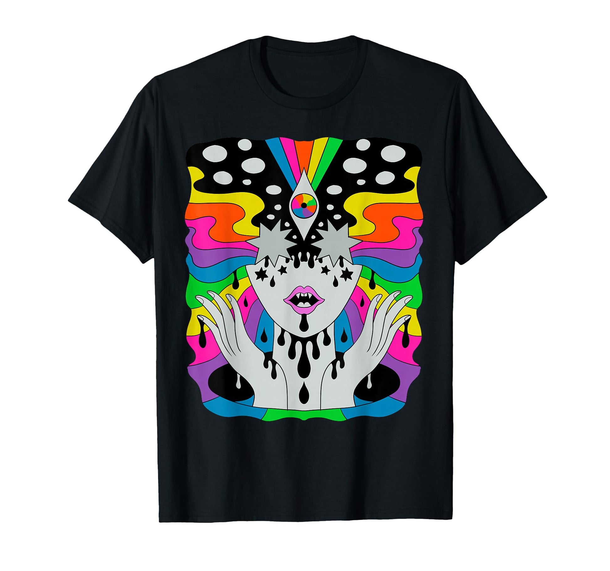 Colorful Psychedelic Trippy Abstract T-Shirt - Graphic Print Men Women - T-Shirt, Sweatshirt, Hoodie