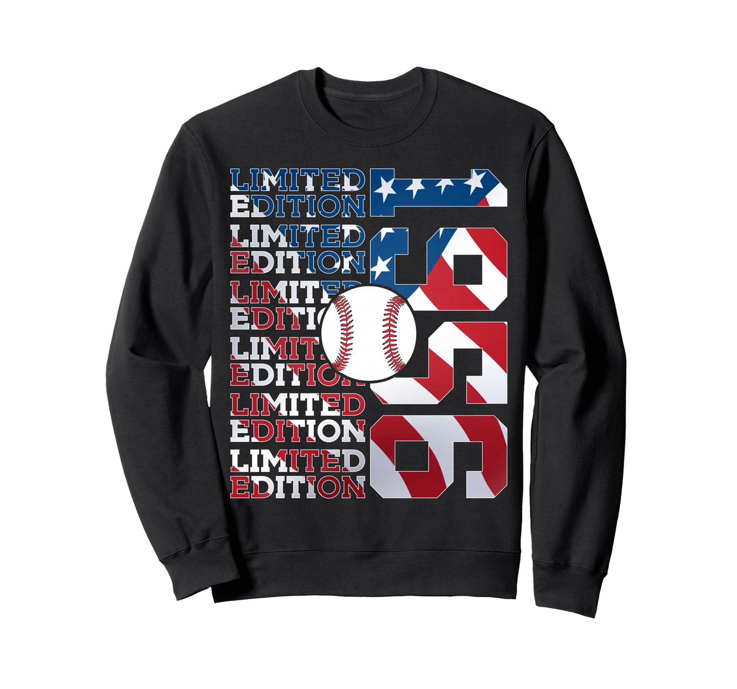 1956 Baseball 70Th Birthday Sweatshirt - Minimalist Print Men Women - T-Shirt, Sweatshirt, Hoodie