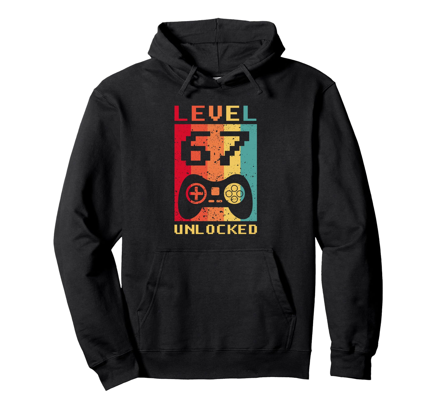 Level 67 Unlocked Gamer Controller Hoodie - Streetwear Style Men Women - T-Shirt, Sweatshirt, Hoodie