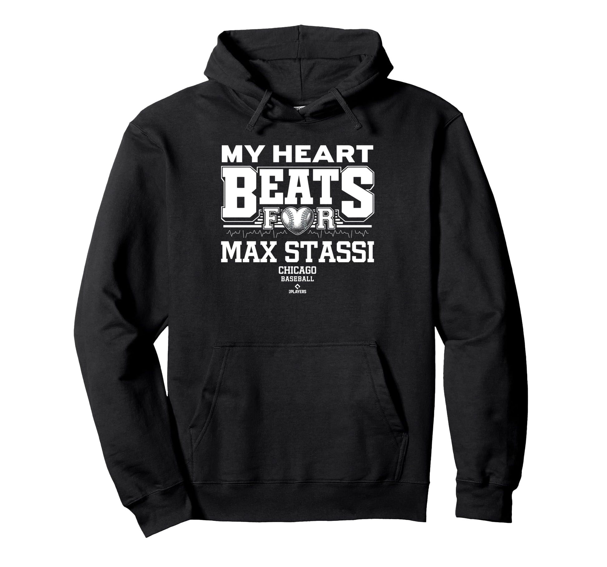 My Heart Beats Max Stassi Chicago Hoodie - Aesthetic Graphic Unisex - T-Shirt, Sweatshirt, Hoodie
