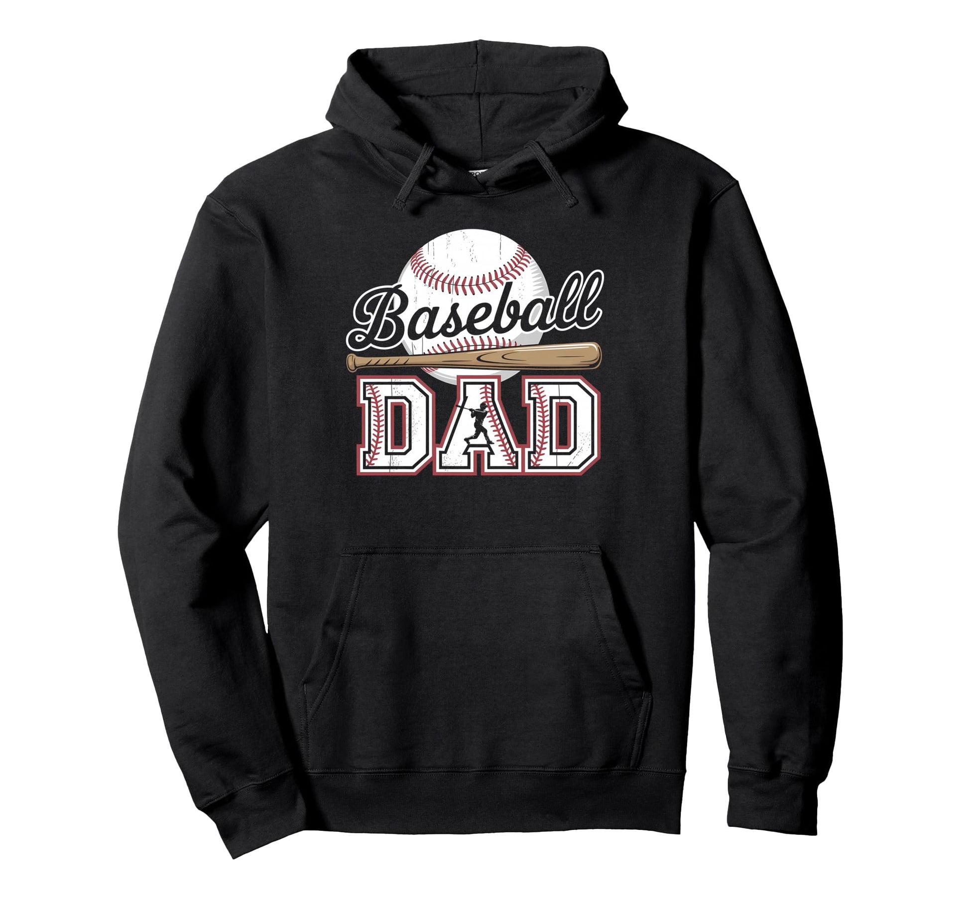 Baseball Dad Wife Daughter Happy Hoodie - Novelty Apparel Men Women - T-Shirt, Sweatshirt, Hoodie