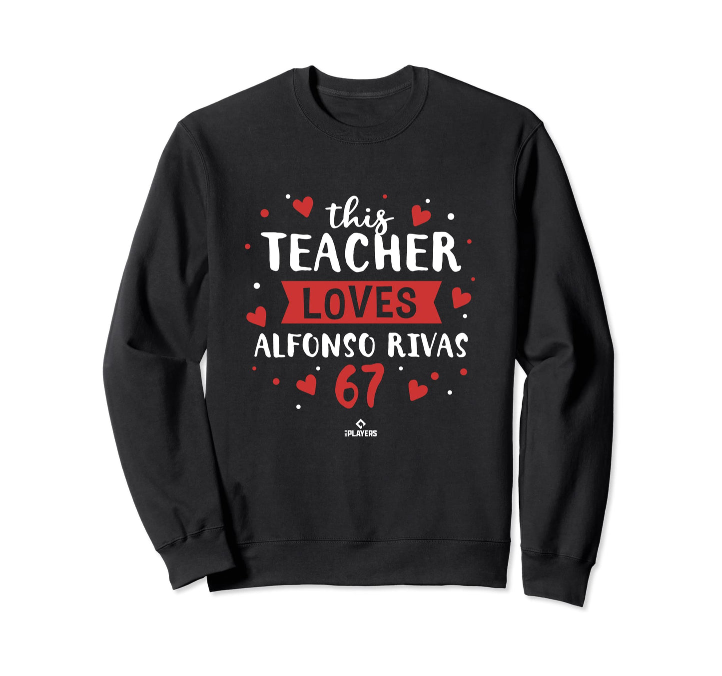 This Teacher Loves Alfonso Rivas Sweatshirt - Trendy Graphic for Adults - T-Shirt, Sweatshirt, Hoodie