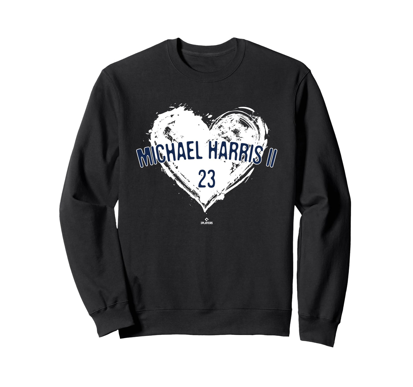 Distressed Heart Michael Harris Ii Sweatshirt - Trendy Graphic Unisex - T-Shirt, Sweatshirt, Hoodie
