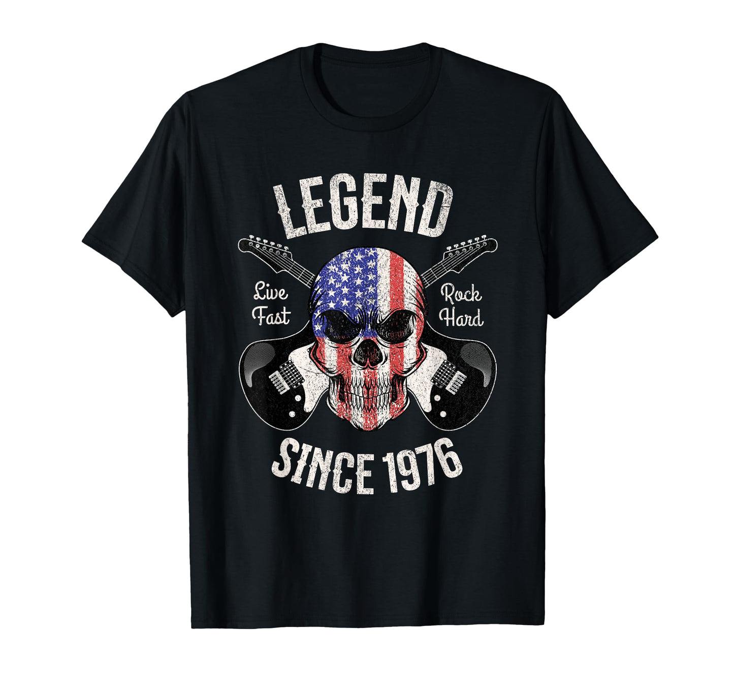 50Th Birthday Guitar Legend Rock T-Shirt - Casual Everyday Wear Men Women - T-Shirt, Sweatshirt, Hoodie