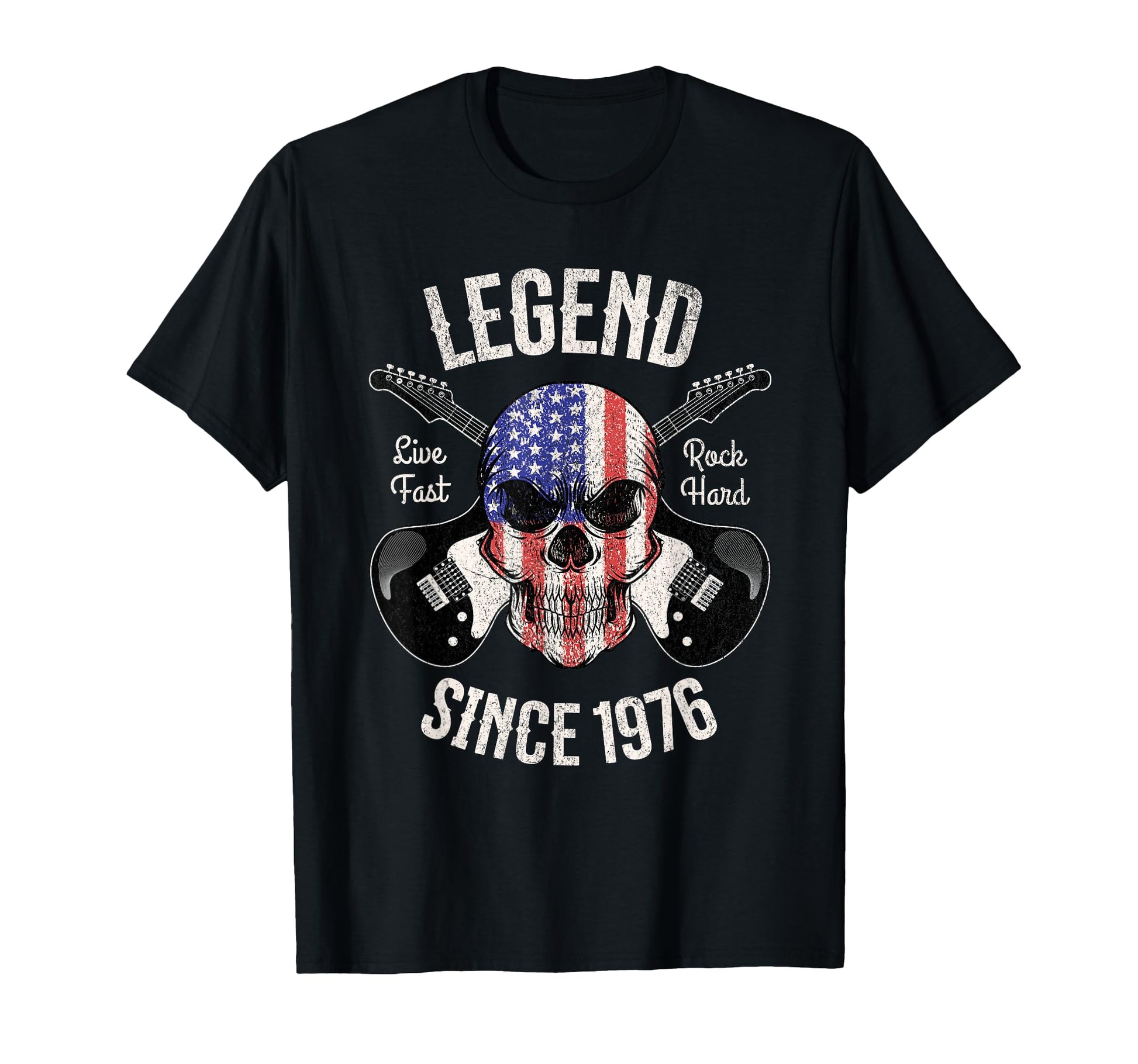 50Th Birthday Guitar Legend Rock T-Shirt - Casual Everyday Wear Men Women - T-Shirt, Sweatshirt, Hoodie