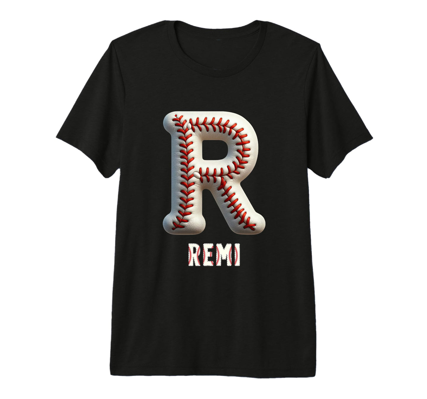 Baseball Home Run Lev Initial Letter T-Shirt - Custom Art Print Unisex - T-Shirt, Sweatshirt, Hoodie